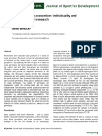 (16) Ekholm 2013 Sport and Crime Prevention, Individuality and Transferability in Research_EN