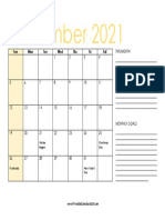 2021 December Calendar Design 1
