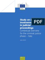 EC - Study On Children's Involvement in Judicial Proceedings in Italy - 2013 - EN