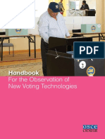 Handbook For The Observation of New Voting Techonologies