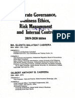 Corporate Governance, Business Ethics, Risk Management and Internal Control by Cabrera 2019-2020