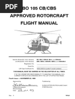 Bo 105 Cb/Cbs Approved Rotorcraft Flight Manual: This Manual Must Be Carried in The Helicopter at All Times