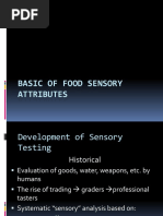 Product Sensory Evaluation Form | PDF | Senses | Food And Drink