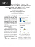 (Referensi Quantization) Image Segmentation Using K-Means Color Quantization and Density-Based Spatial Clustering of Applications With Noise (DBSCAN) For Hotspot Detection in Photovoltaic Modules