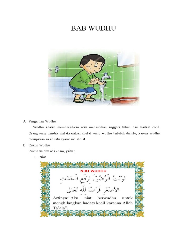 Bab Wudhu Pdf