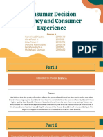 Consumer Decision Journey and Consumer Experience - Group 4