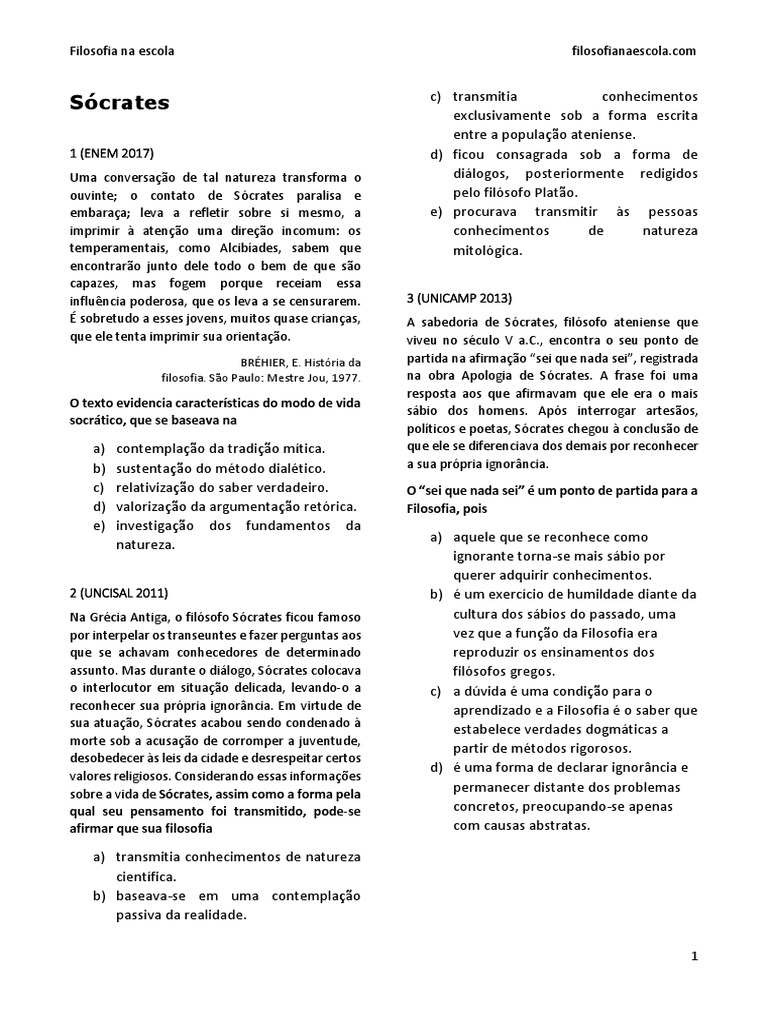 Livro de Ética Profissional PDF, PDF, Sócrates