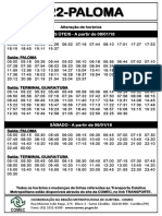 B22-Paloma (Horarios Sab Du 06 08.01.18)