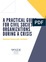 A PRACTICAL GUIDE FOR CIVIL SOCIETY ORGANIZATIONS DURING A CRISIS English