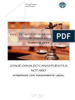 Pago de Impuestos en Documentos Notariales 2019