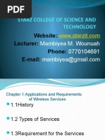 Starz College of Science and Technology: Website: Lecturer: Phone: E-Mail