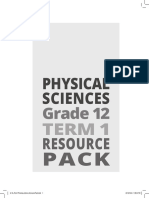 Physical Sciences: Grade 12