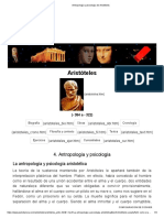 Antropología y psicología de Aristóteles