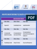 Mohe-Mtdc Ge I4.0 - Cew Schedule Batch 2