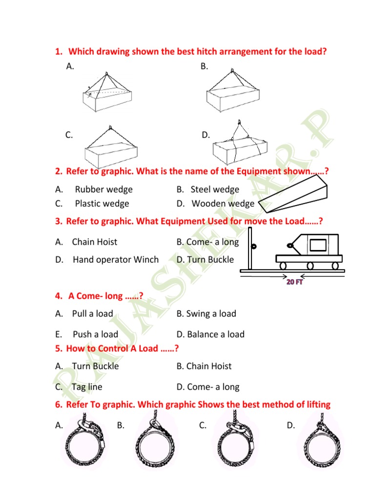 Rigger Level 1/2 Training Guide | PDF | Crane (Machine) | Screw