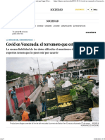 Coronavirus - Covid en Venezuela - El Terremoto Que Está Por Llegar - Sociedad - EL PAÍS