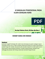 Konsep Dasar Masalah Psikososial Pada Klien Dengan HDRS: Ns - Apri Rahma Dewi, M.Kep.,Sp - Kep.J