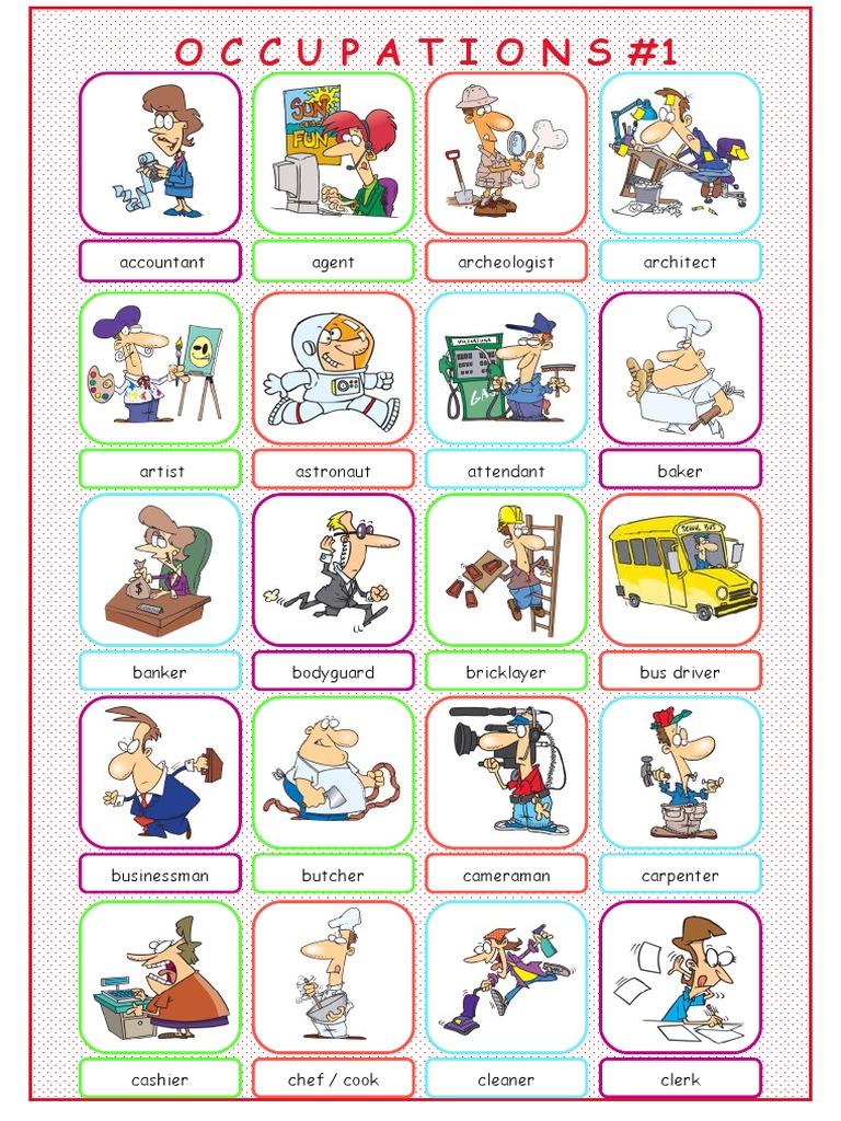Occupations Picture Dictionary1 | PDF