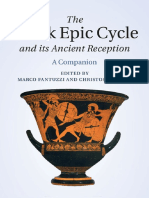 Marco Fantuzzi (Ed.), Christos Tsagalis (Ed.) - The Greek Epic Cycle and Its Ancient Reception - A Companion (2015, Cambridge University Press)