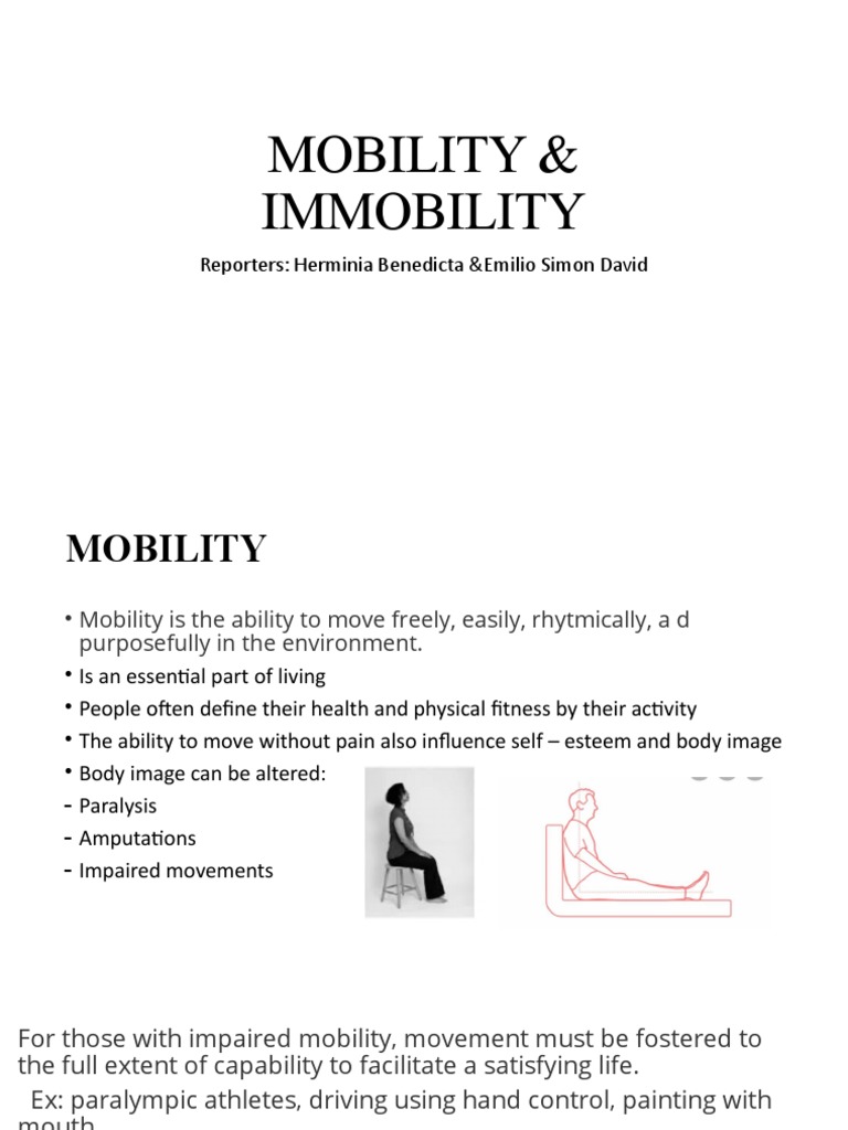 Understanding Mobility and Immobility | PDF | Anatomical Terms Of ...