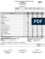 Informe final de estudiante de primer grado