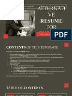 Alternative Resume For Business by Slidesgo