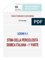 LCZS-05 - Stima della pericolosità sismica italiana - 1° parte