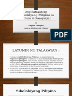 M4L3 - Ang Batayan NG Sikolohiyang Pilipino Sa Kultura at Kasaysayan