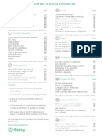 Checklist Pulizie Domestiche