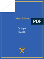 Catalogue mars 2021 Orients Éditions