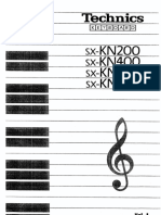 Technics Kn200 User Manual Vol1