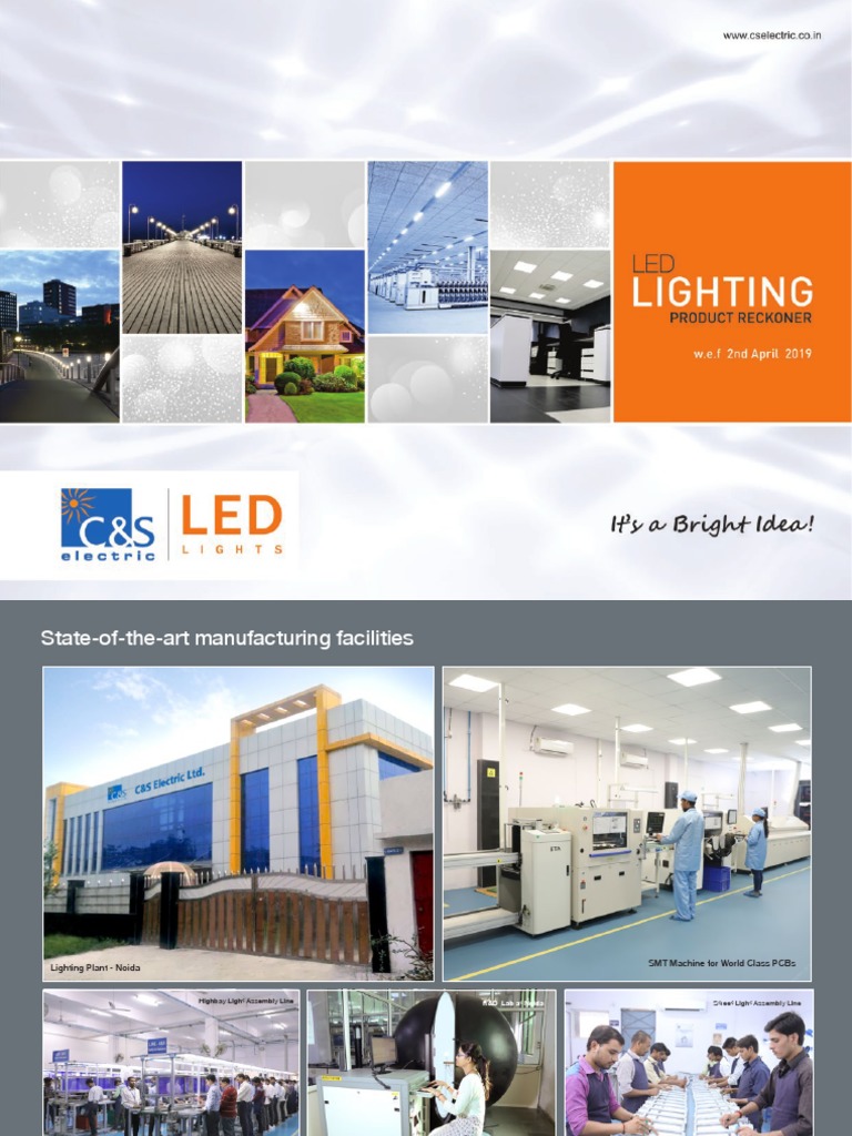 Industrial LED Lighting Solutions | PDF | Light Emitting Diode ...