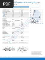 Self-Propelled Articulating Booms: Specifications