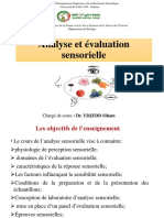 Analyse Et Evaluation Sensorielle