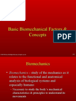 Chapter 3 Biomechanics KINE 3300