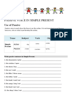Passive-Voice-In-Simple-Present Worksheet