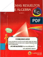 Ec Algebra I - Problemas Resueltos