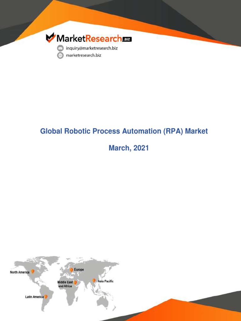 Global Robotic Process Automation (RPA) Market - Sample - MB | PDF ...