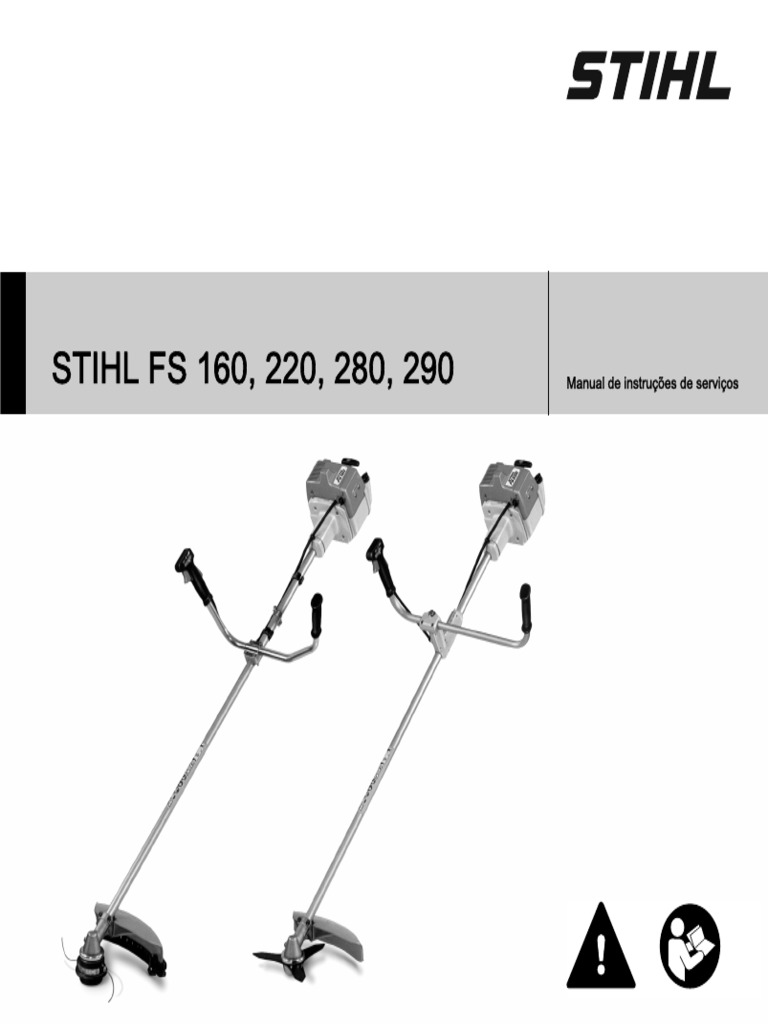Roçadeira Stihl FS 160 | PDF | Metais | Motores