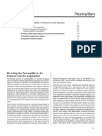 Preamplifiers: Matching The Preamplifier To The Detector and The Application