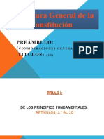 Estructura General de La Constitución