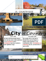 City Vs Countryside Conversation Topics Dialogs Debating Argumentation 107423