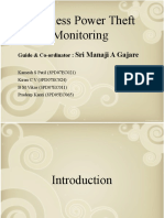 Wireless Power Theft Monitering