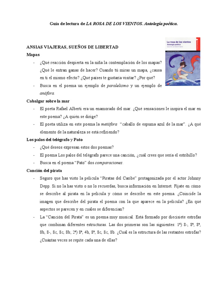 La Rosa de Los Vientos, PDF, Poesía