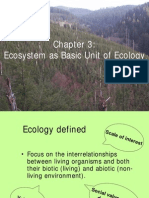 Ecosystem As Basic Unit of Ecology