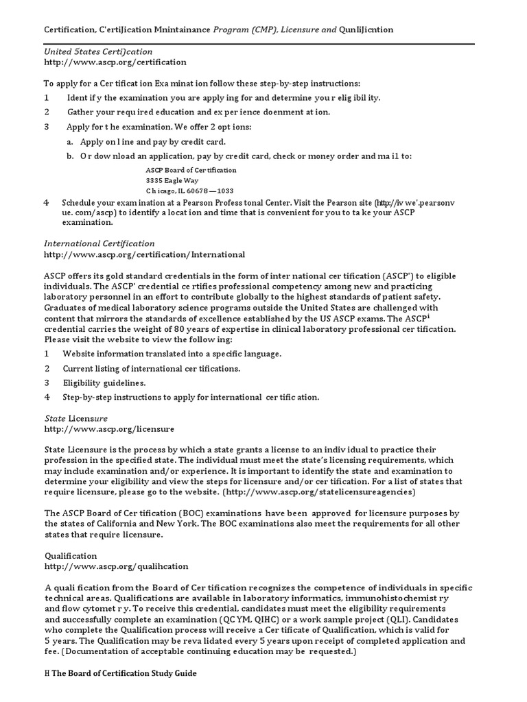 BOC Certification Study Guide Overview | PDF | Business