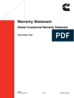 Global Commercial Warranty Statement