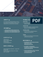 Teal Modern Creative Resume