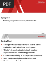 Spring Boot: Bootstrap Your Application Development, Batteries Included!