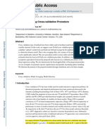 A K-fold Averaging Cross-validation Procedure Reduces Variance